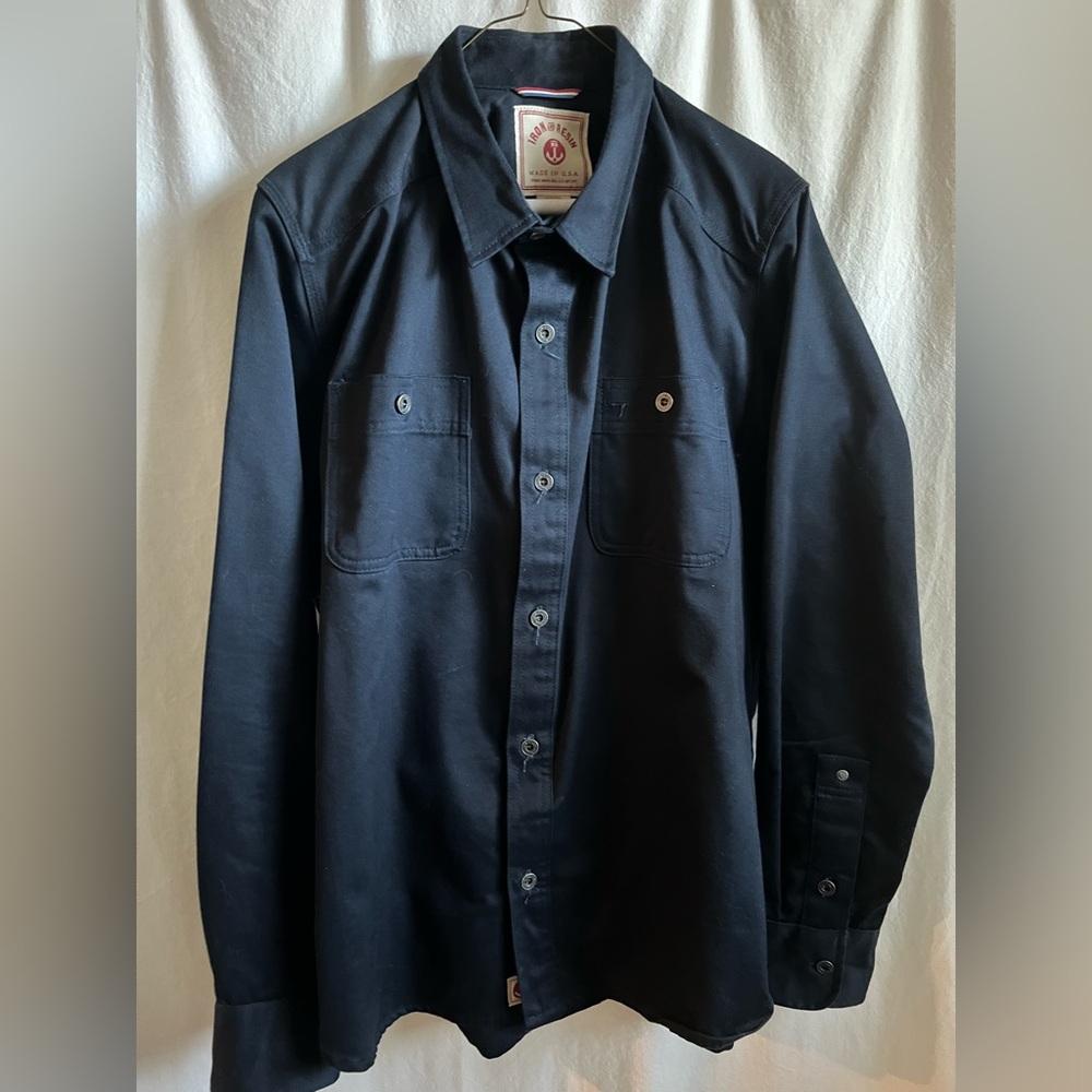 Iron & Resin Black Casual Button Down Shirt